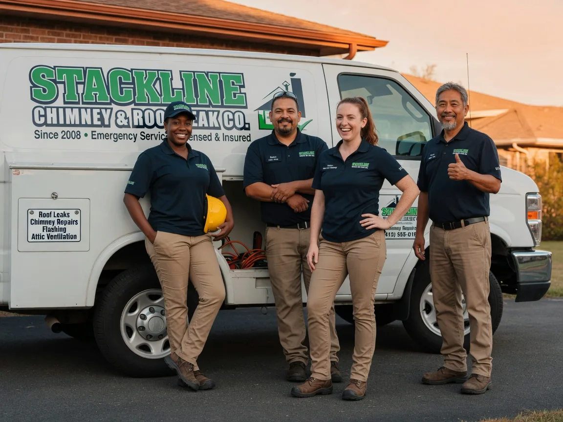 Chimney flashing repair company in Robbins, TN